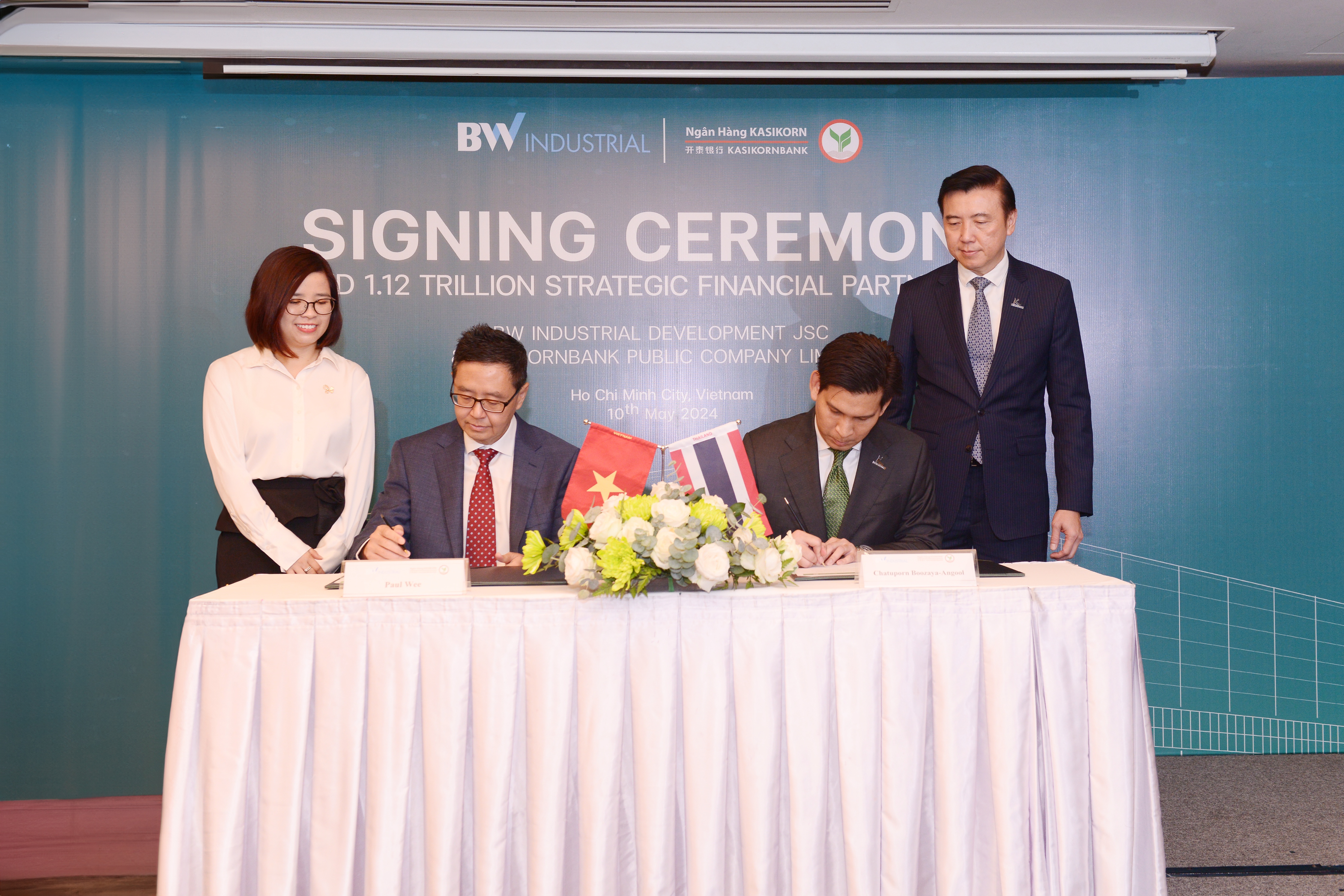 KBank và BW ký thoả thuận hợp tác tín dụng trị giá 1,12 nghìn tỷ đồng thúc đẩy ngành công nghiệp Việt Nam