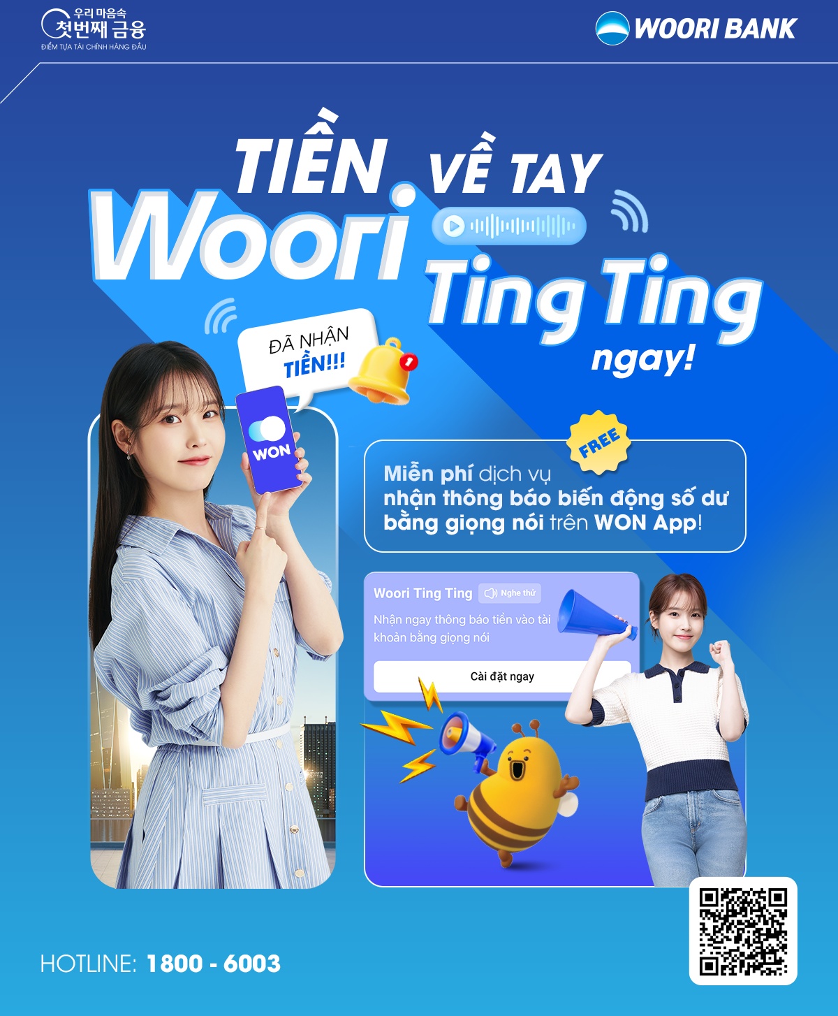 Woori Bank ra mắt dịch vụ Woori Ting Ting – Thông báo biến động số dư bằng giọng nói, khẳng định cam kết chuyển đổi số
