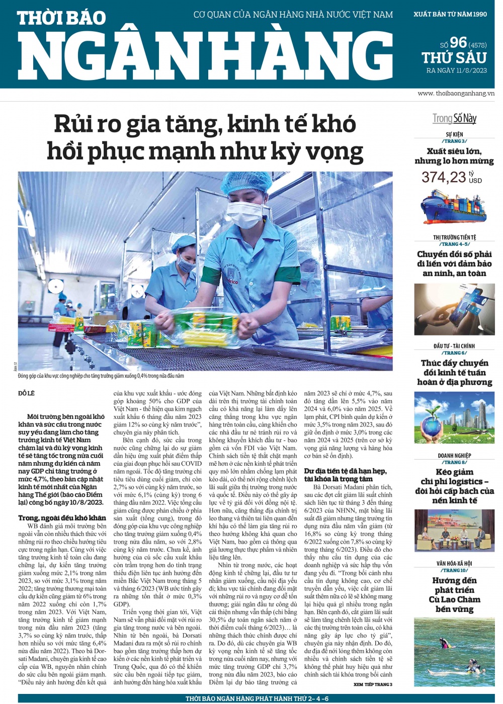 Số 96 ra ngày 11/8/2023