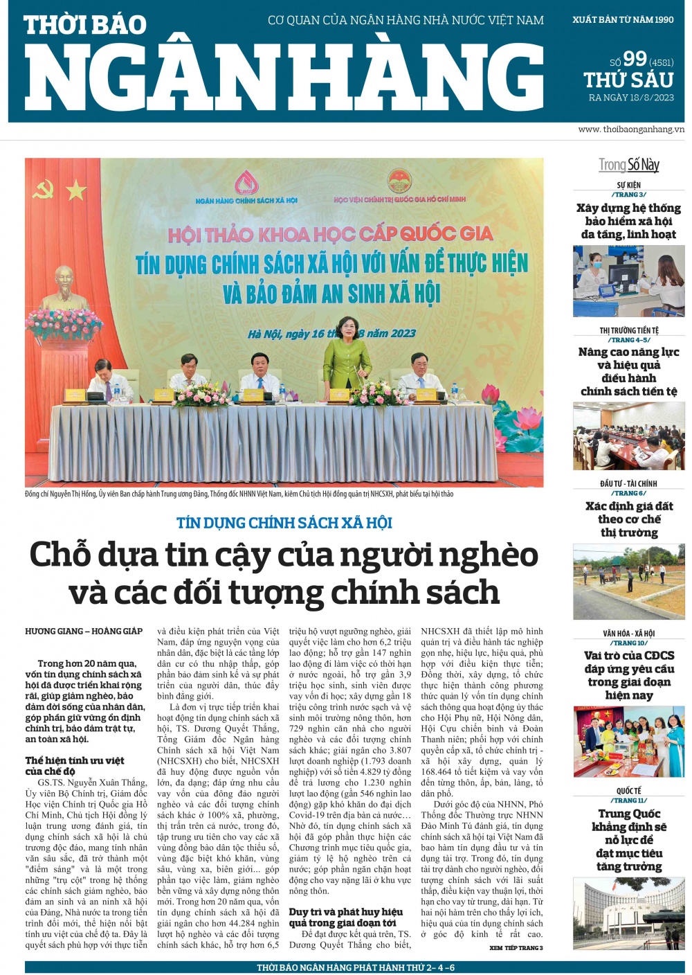 Số 99 ra ngày 18/8/2023