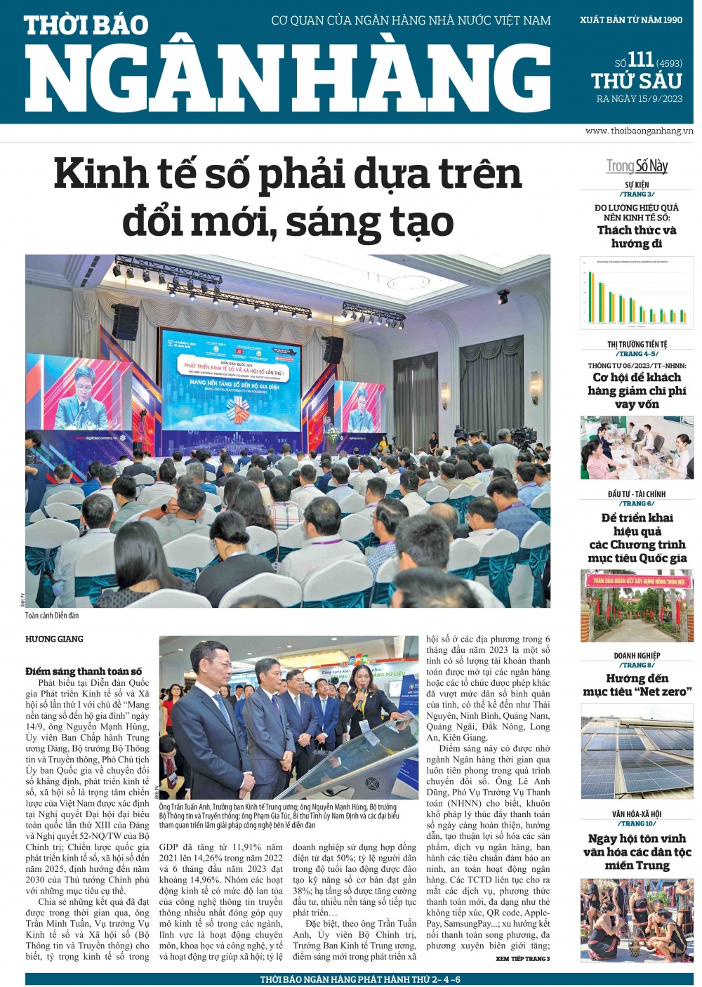 Số 111 ra ngày 15/9/2023