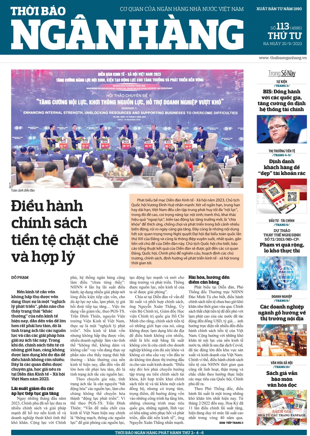 Số 113 ra ngày 20/9/2023