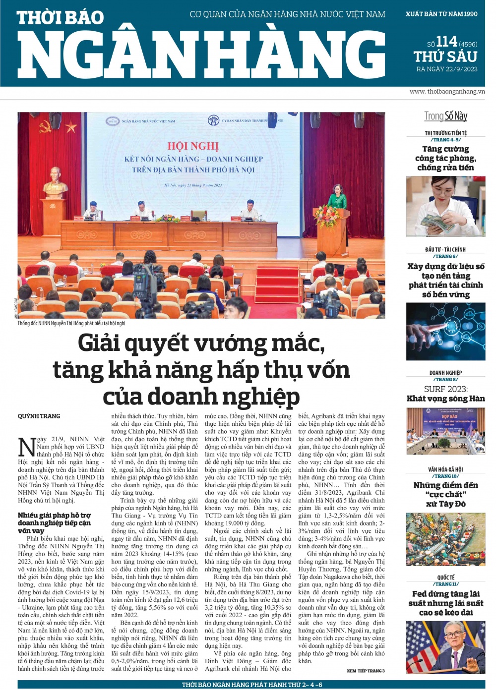 Số 114 ra ngày 22/9/2023