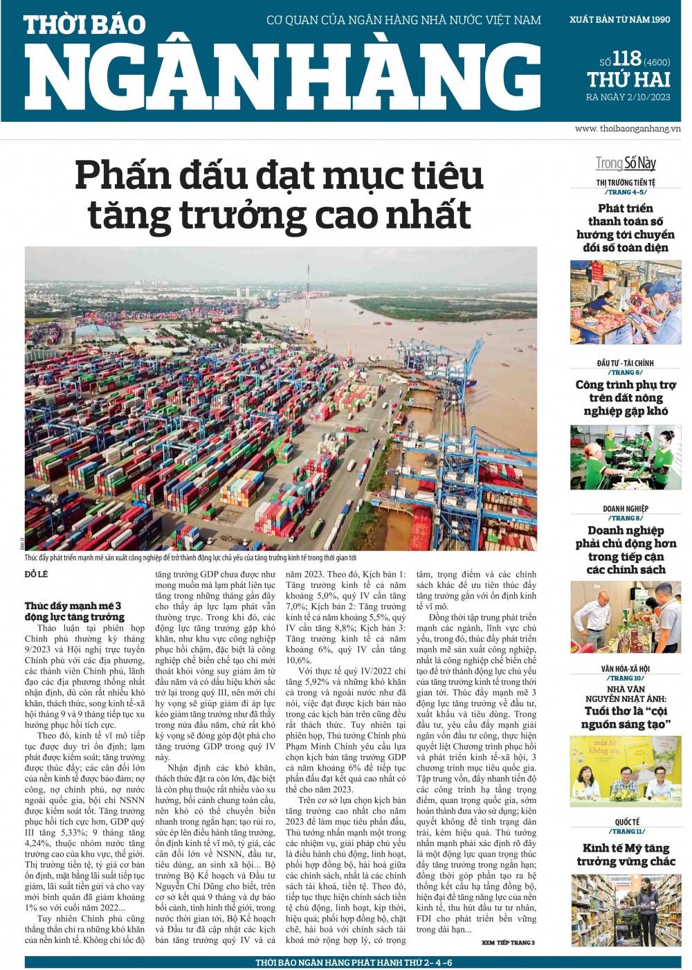 Số 118 ra ngày 2/10/2023