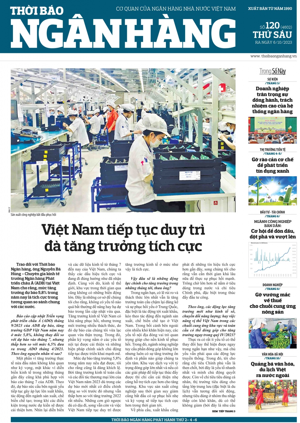 Số 120 ra ngày 6/10/2023