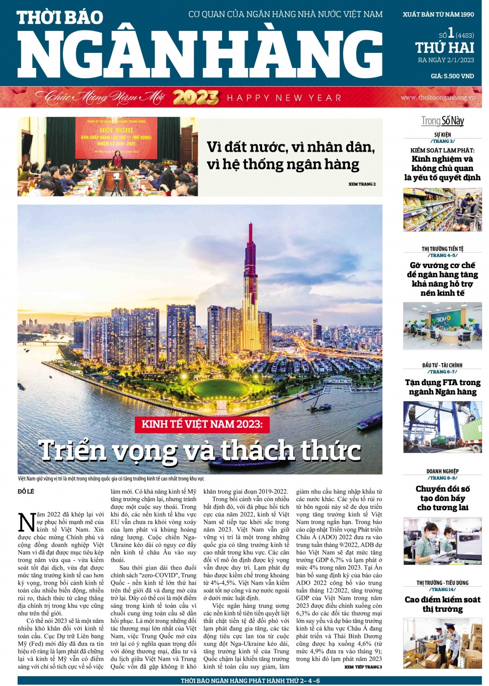 Số 01 ra ngày 2/1/2022