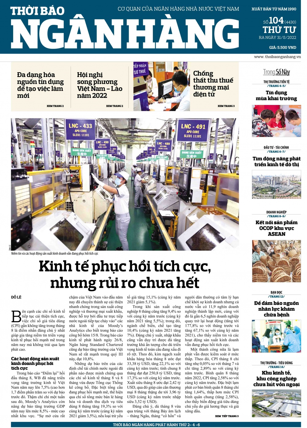 Số 104 ra ngày 31/8/2022