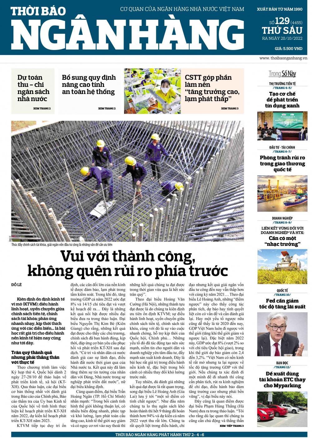 Số 129 ra ngày 28/10/2022