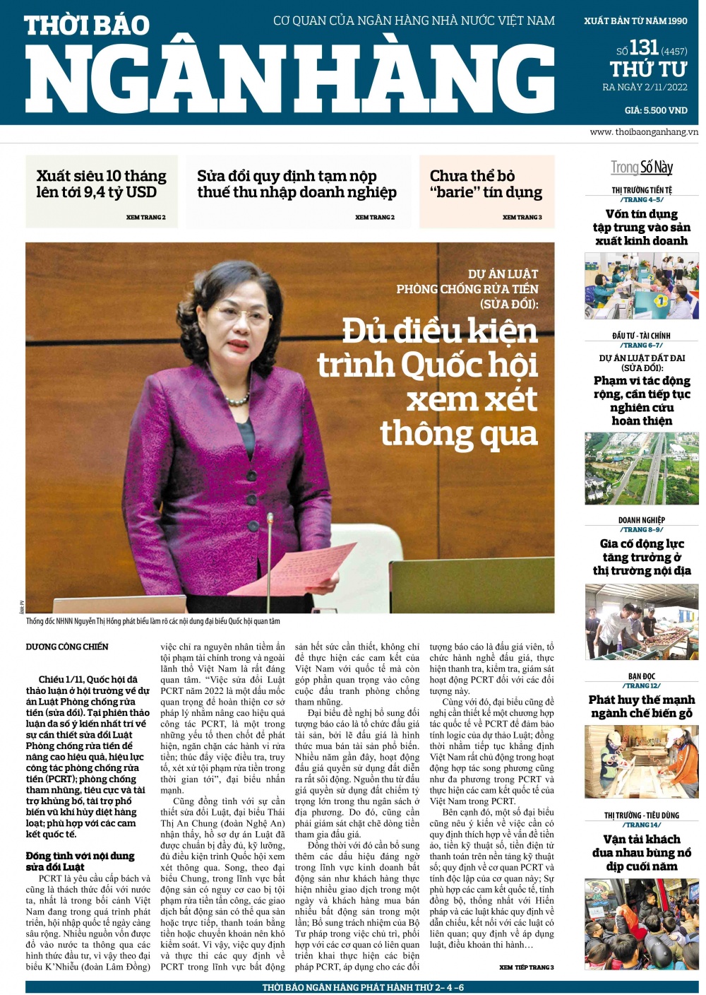 Số 131 ra ngày 2/11/2022