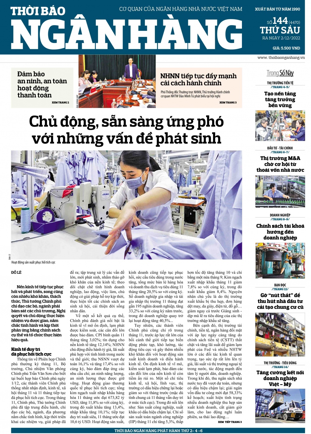 Số 144 ra ngày 2/12/2022